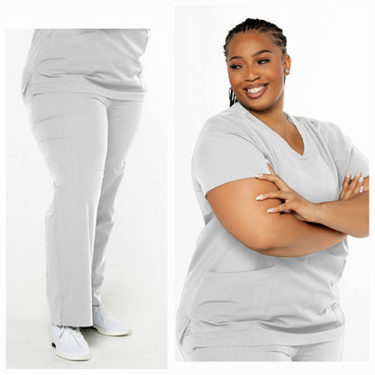 Plus Size Comfort Scrubs Set