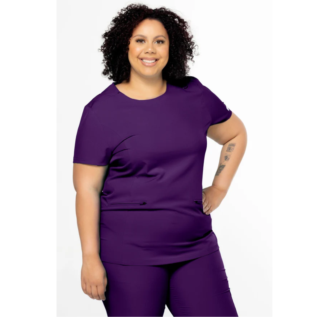 Plus Size Comfort Scrubs Set